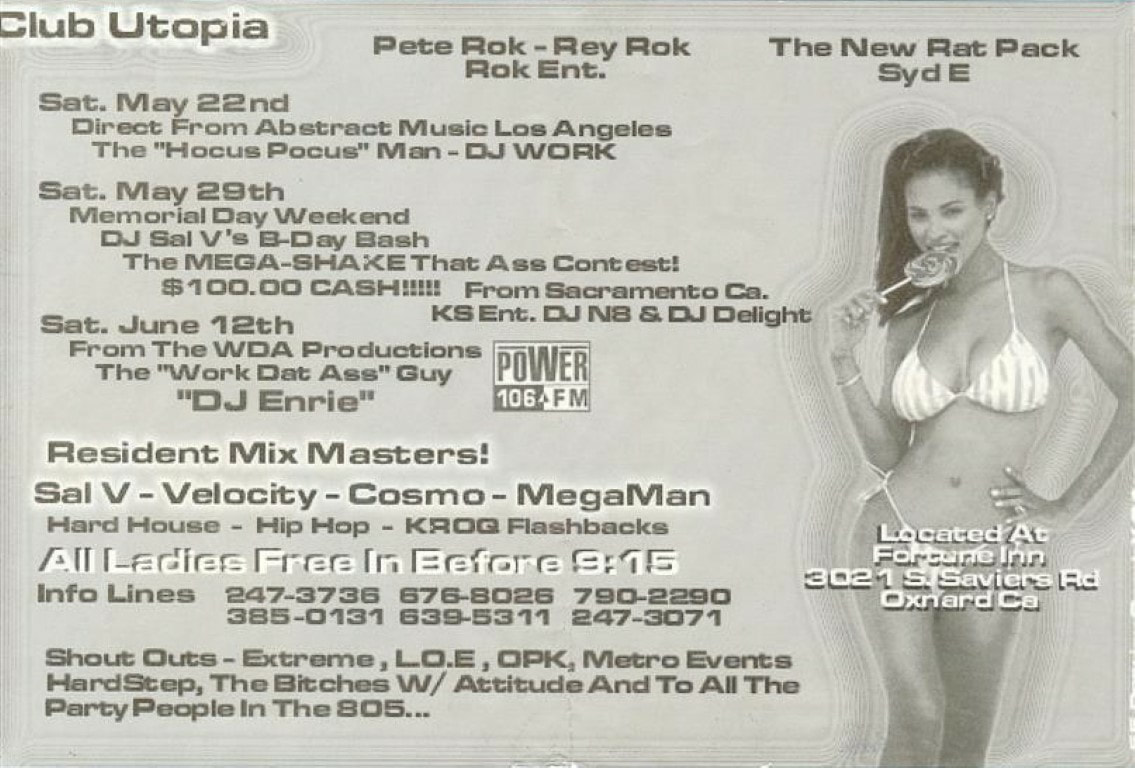 Club Utopia (5-29-99) DJ Sal V