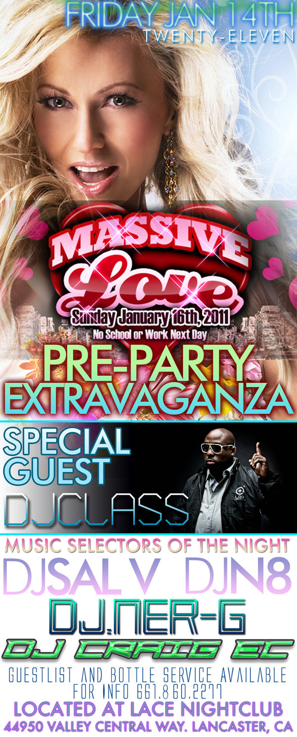 Massive Love Pre-Party (1-14-11) DJ Sal V