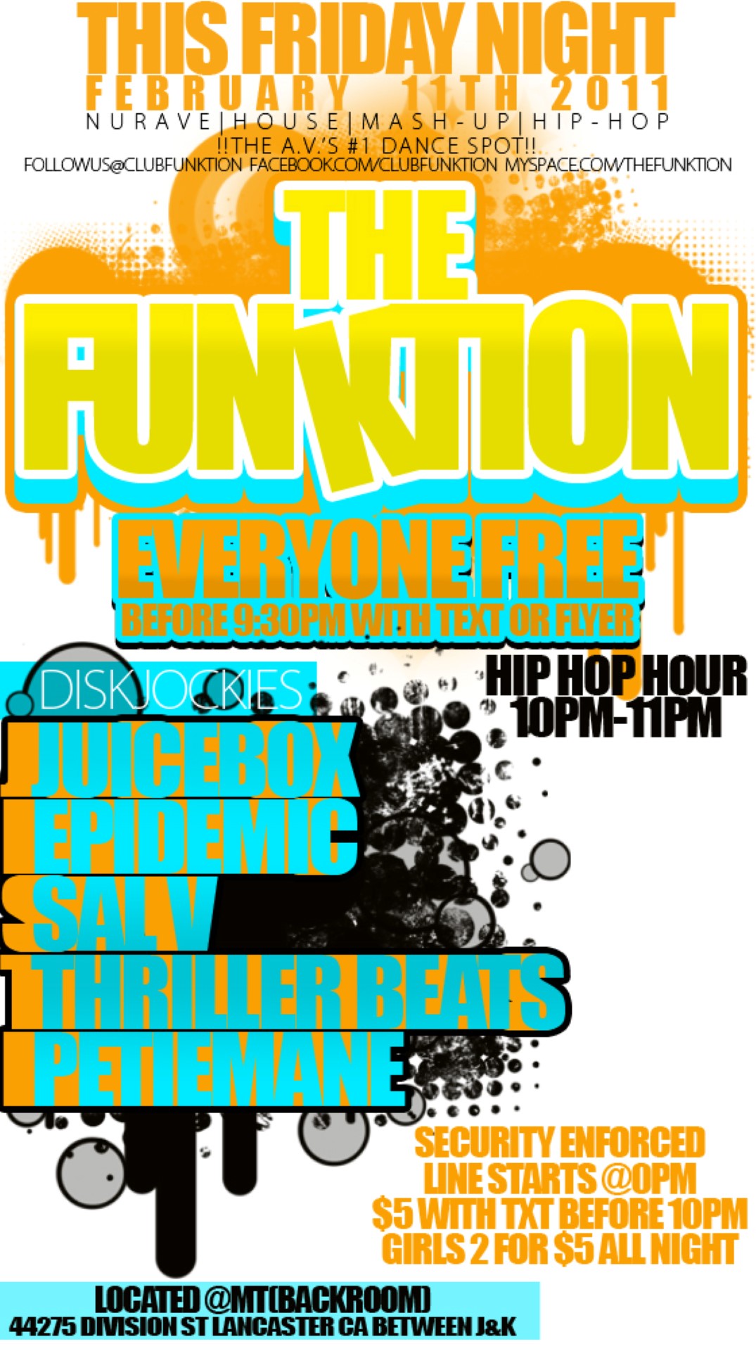 The Funktion (2-11-11) DJ Sal V